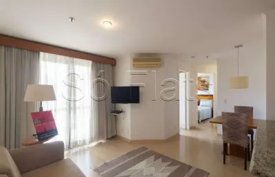 Flat disponível para locação na vila olímpia mobiliado com 2 dormitórios próximo da av bandeirantes