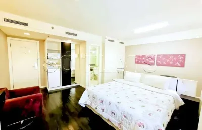 Flat mobiliado disponível para venda com 30m², 01 dorm e 01 vaga de garagem