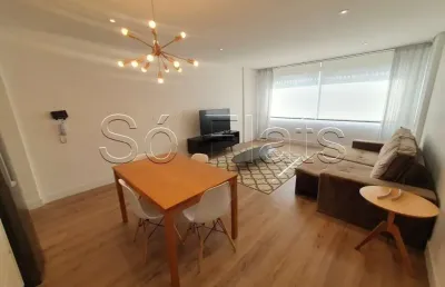 Studio no residencial pamplona para locação contendo 1 dormitório e 57m² no coração da av paulista.