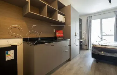 Flat no residencial you faria lima com 36m², 1 dorm e 1 vaga disponível locação
