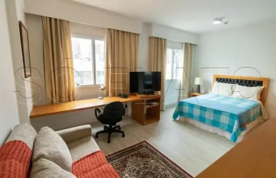 Flat comfort alphaville com 28m² disponível para locação com fácil acesso a são paulo.