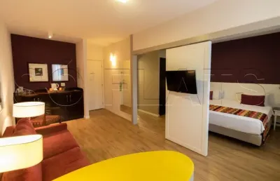 Quality alphaville 32m² 1 dormitório 1 vaga disponível para locação em alphaville.