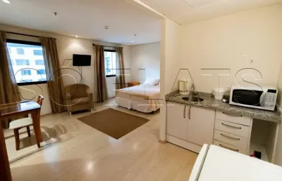 Flat disponível locação no melia jardim europa 30m² 1 dorm e 1 vaga de garagem