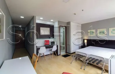 Flat disponível para locação na vl. olímpia, próximo a avenida faria lima.