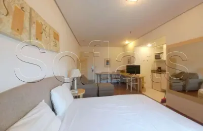 Flat disponível locação em santo amaro próximo a marginal pinheiros