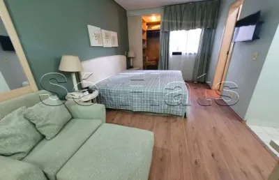 Flat disponível locação na chácara santo antônio próximo a marg. pinheiros.