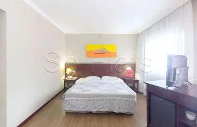 Flat blue tree verbo divino na chácara santo antônio com 30m² e 1 dorm disponível para locação.