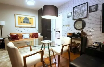 Apto com 40m² no brooklin próximo da marginal pinheiros, disponível para locação.