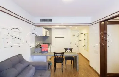 Flat disponível para locação no jardins ótima localização todo mobiliado