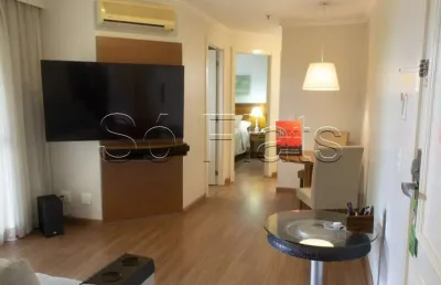 Flat disponível locação na vila olímpia com 2 dormitórios próximo da av bandeirantes