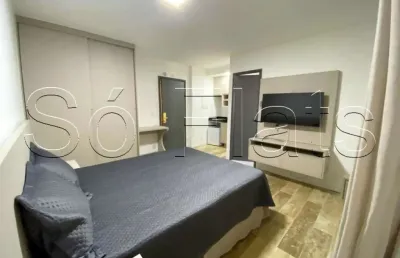 Studio interative 23m², 1 dormitório e 1 vaga disponível para locação nos jardins