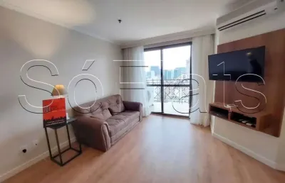 Flat disponível para locação na vila olímpia mobiliado com 2 dormitórios próximo da av bandeirantes
