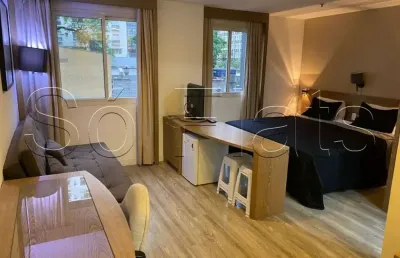 Flat wyndham paulista disponível para venda com 27m², 01 dorm e 01 vaga de garagem