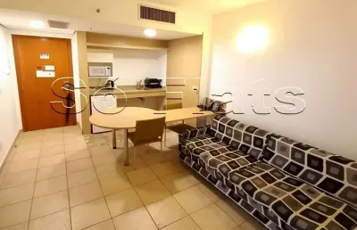 Flat em santos disponível para venda com 47m², 01 dorm e 01 vaga
