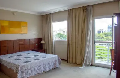 Flat blue tree verbo divino na chácara santo antônio com 30m² para locação.