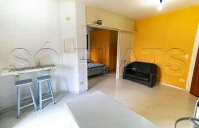 Flat apartamento griffes com 1 dormitório e 1 vaga disponível para locação no morumbi