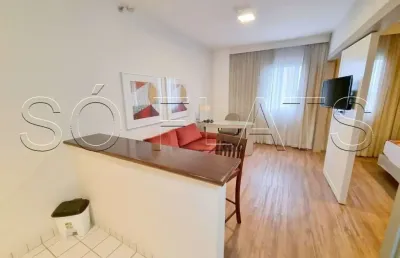 Apartamento mobiliado disponível para venda com 39m² e 01 vaga de garagem