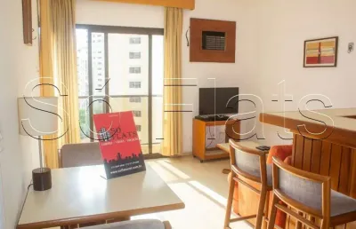 Flat próximo da av. paulista e av. nove de julho disponível locação com 1 dormitório.