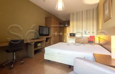 Flat no comfort ibirapuera disponível para locação contendo 26m², 1 dormitório e 1 vaga de garagem.