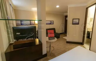 Flat transamérica international plaza disponível para venda com 40m², 02 dorms e 01 vaga de garagem