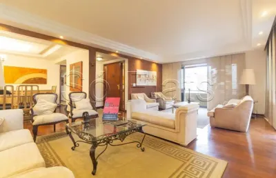 Apartamento mobiliado, alto padrão em moema, próximo a av. ibirapuera e ao shopping