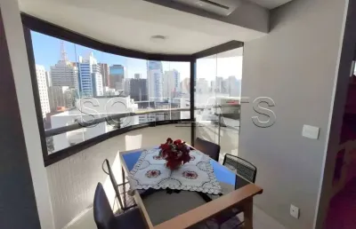 Flat paulista wall street disponível para venda com 51m², 01 dorm e 01 vaga