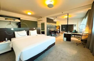 Flat blue tree alphaville, disponivel para venda com 53m², 01 dorm e 01 vaga
