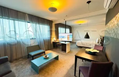 Flat blue tree alphaville, disponivel para venda com 53m², 01 dorm e 01 vaga