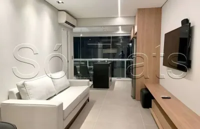 Apartamento na vila olímpia com 01 dormitório e varanda gourmet