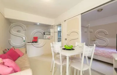 Apto new citi com 32m² disponível para locação mobiliado no itaim bibi próximo a av. 9 de julho.