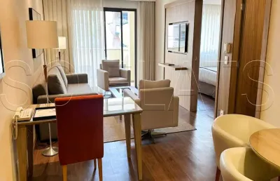 Flat george v casa branca disponível para venda com 66m², 01 dorm e 01 vaga de garagem