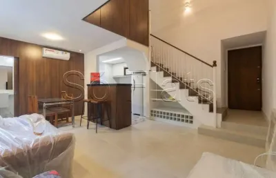 Apto no residencial chateau place vendome disponível para locação.com 1 dorm no jardim paulista.