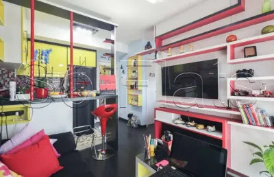 Studio disponível para locação com 1x dormitório na chácara santo antônio totalmente reformado.