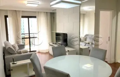 Flat no jardins 03 dormitórios  95m² totalmente mobiliado.
