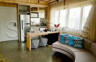 Pininfarina apartamento disponível para locação com 49m², 1 dormitórios e 2 vagas de garagem.