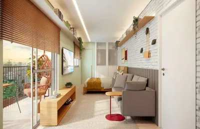 Studio viva benx casa do ator, apto disponível com 25m² e 01 dormitório