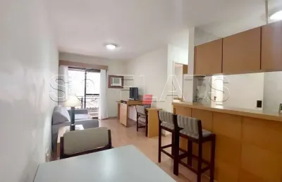 Flat london disponível para locação com 45m², 01 dormitório e 01 vaga de garagem.