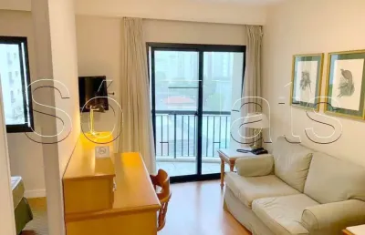 Flat estanplaza ibirapuera disponível para venda com 31m², 01 dormitório e 01 vaga de garagem
