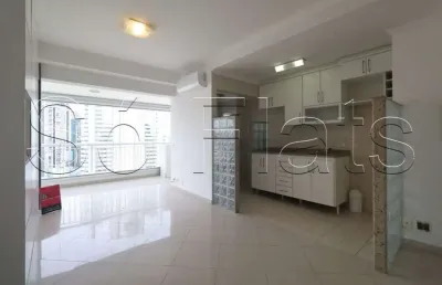 Flat para locação contendo 55m² com 1 dormitório e 1 vaga de garagem no brooklin