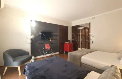 Flat grand plaza paulista disponível para venda, com 32m², 01 dorm e 01 vaga