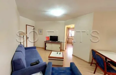 Flat nos jardim paulista com 45m² totalmente mobiliado à venda.