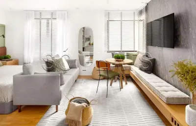 Flat transamerica jardins, disponível para venda com 42m², 02 dorms e 01 vaga