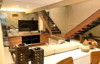 Flat no residencial limited funchal 84m² 1 dormitório e 1 vaga na vila olímpia para locação.