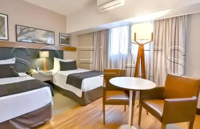 Flat wyndham berrini, disponível para venda com 29m², 01 dorm e 01 vaga