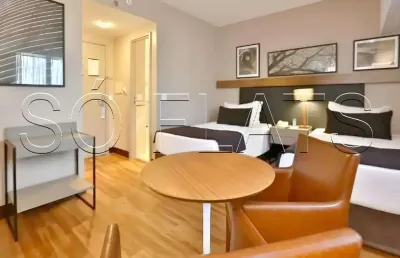 Flat wyndham berrini, disponível para venda com 29m², 01 dorm e 01 vaga