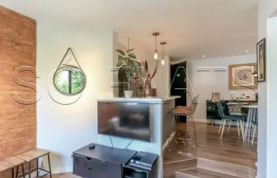 Flat park plaza brooklin, disponível para venda com 49m², 01 dorm e 01 vaga de garagem