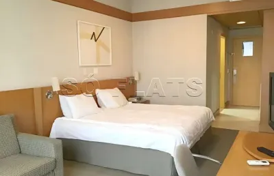 Flat em santana fora do pool 35m² totalmente mobiliado.