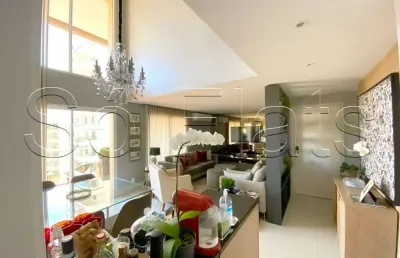 Apartamento duplex icon itaim para compra com 148m², 2 dormitórios e 2 vagas.