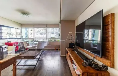 Flat george v maria lisboa disponível para venda com 66m², 01 dormitório e 01 vaga de garagem