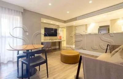 Flat george v maria lisboa disponível com 66m², 01 dormitório e 01 vaga de garagem